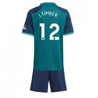 Arsenal Jurrien Timber #12 Replica Third Minikit 2023-24 Short Sleeve (+ pants)